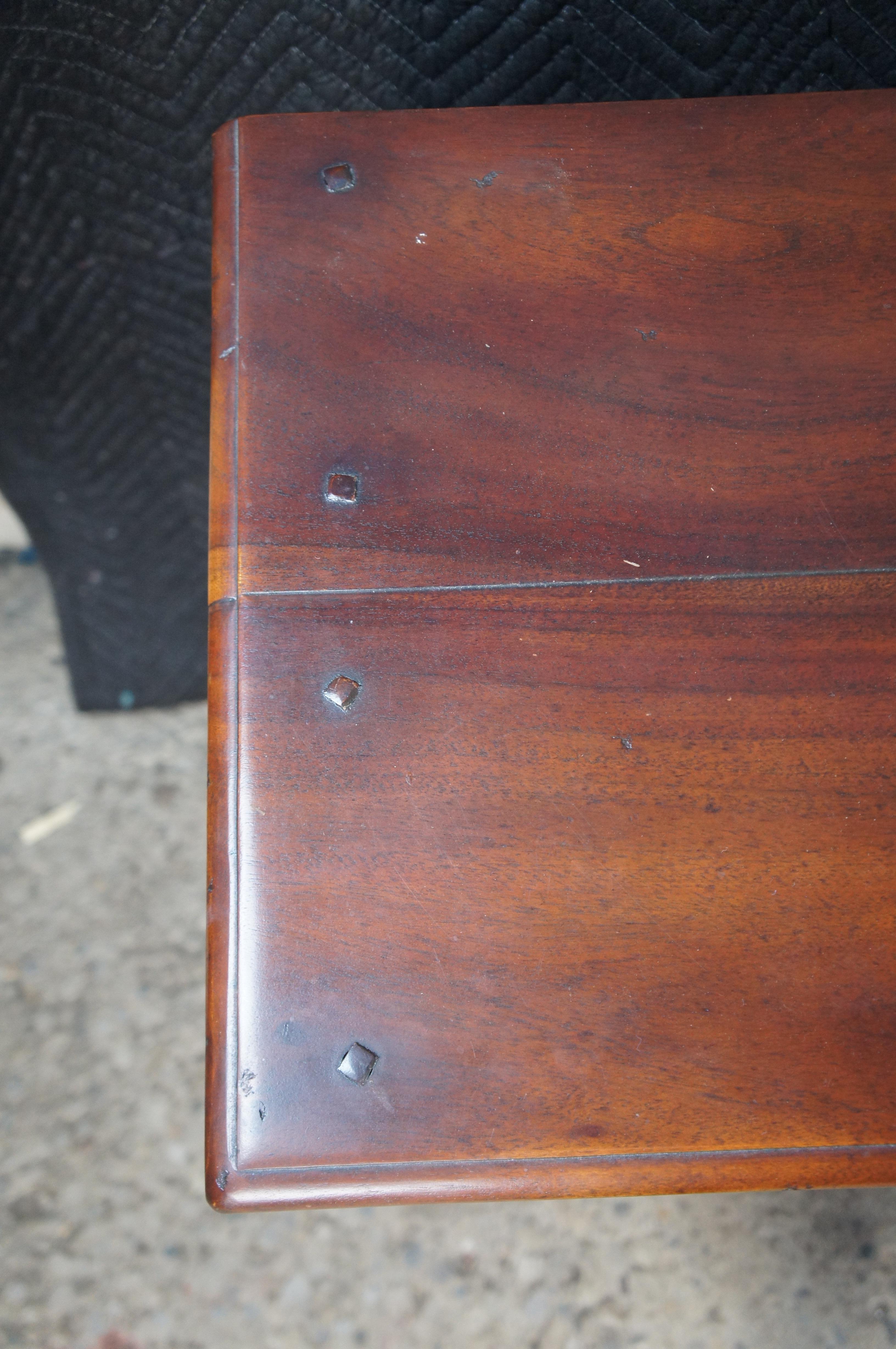 Morgan Hill English Georgian Cherry Farmhouse Potboard Sideboard Buffet In Good Condition For Sale In Dayton, OH