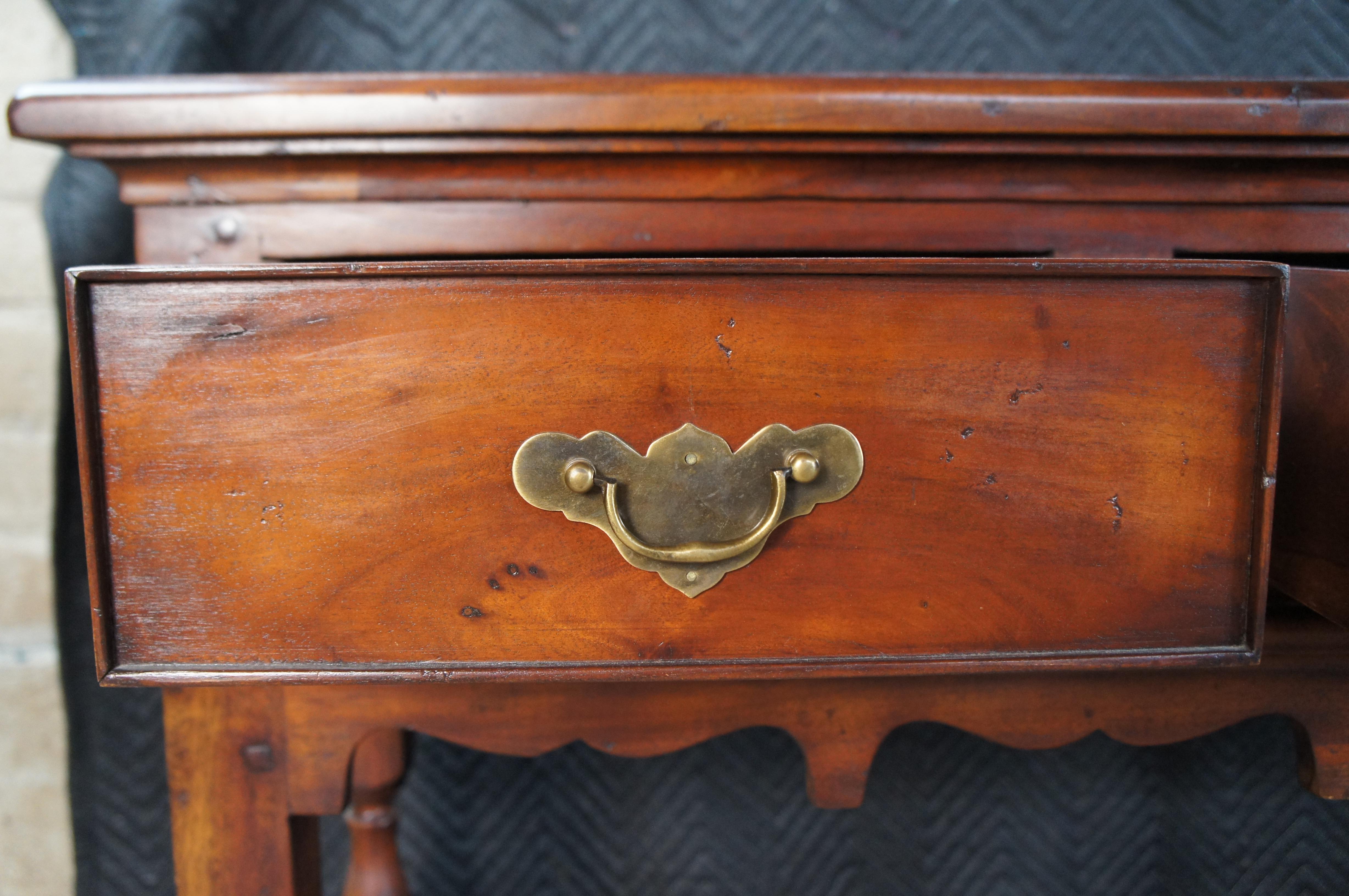 Morgan Hill English Georgian Cherry Farmhouse Potboard Sideboard Buffet For Sale 1