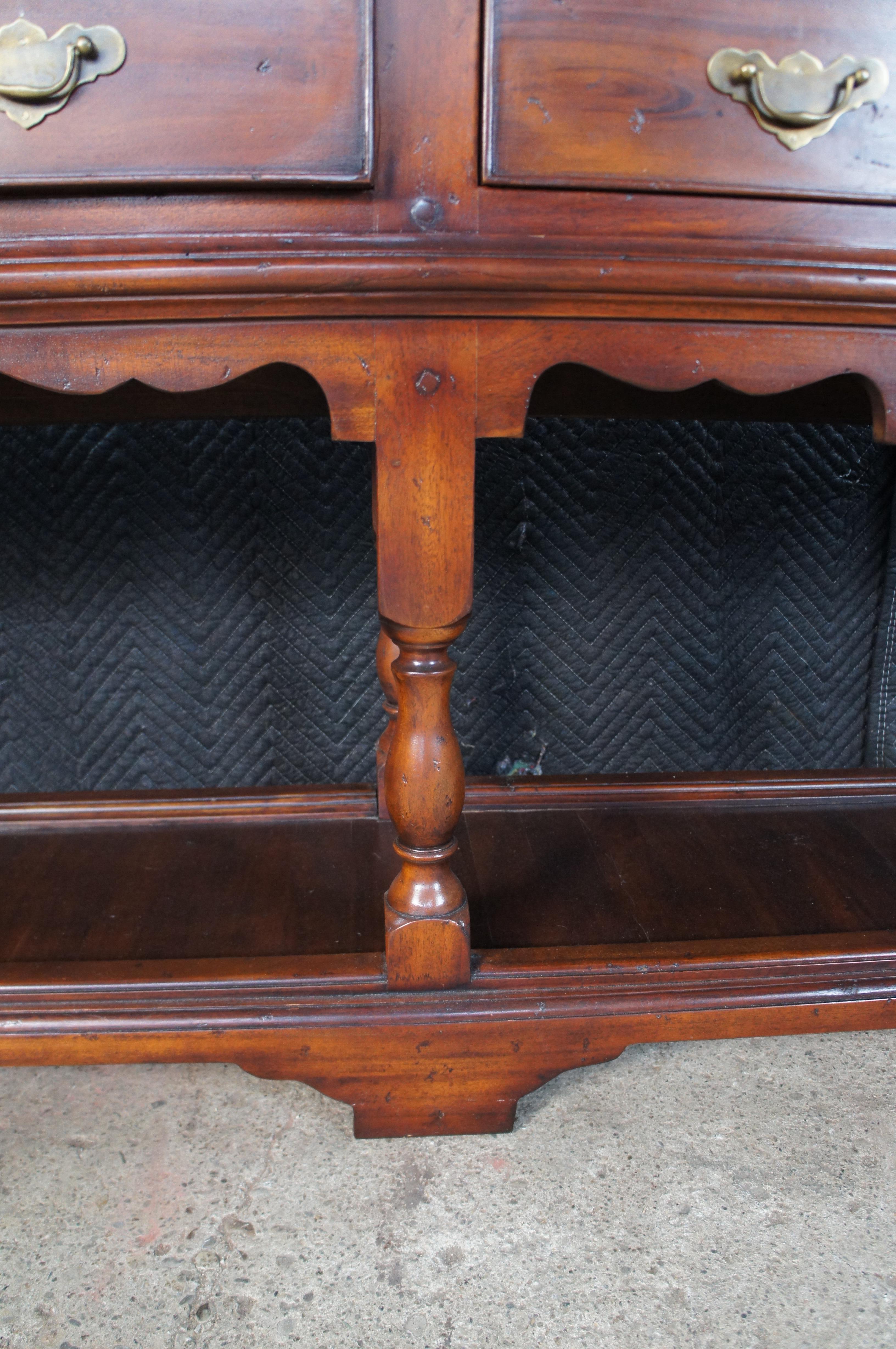 Morgan Hill English Georgian Cherry Farmhouse Potboard Sideboard Buffet For Sale 3