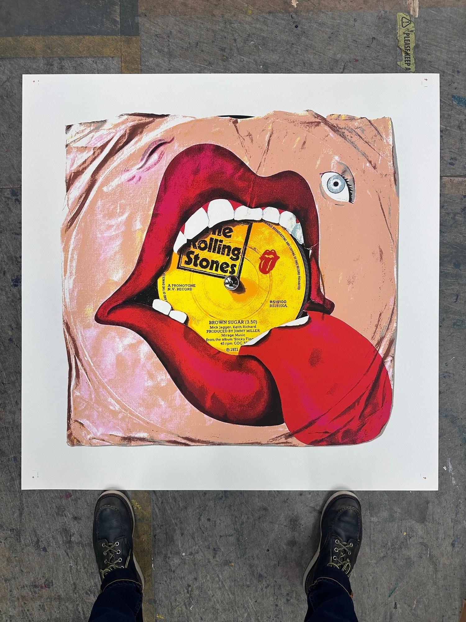 Brown Sugar by The Rolling Stones - Silkscreen Edition (Framed) - Print by Morgan Howell