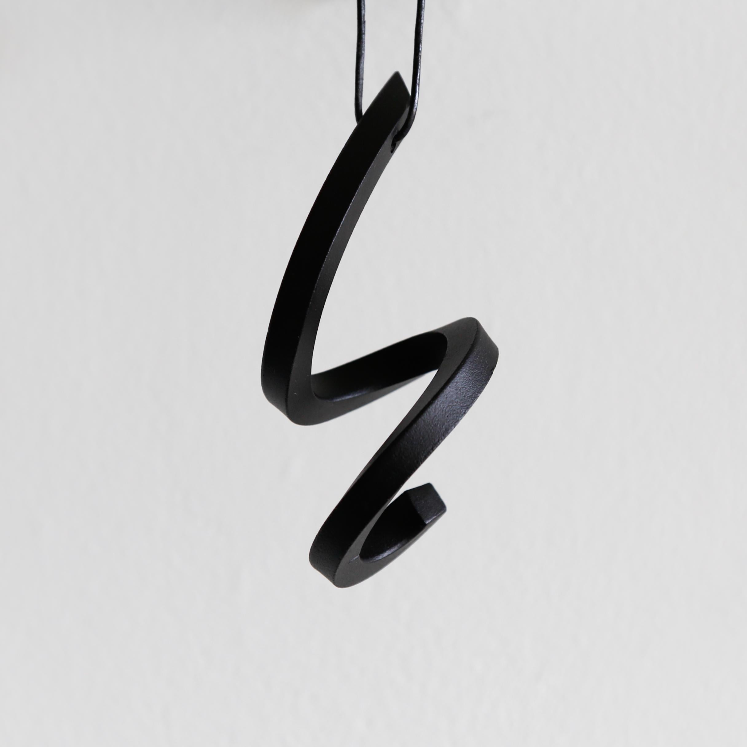 Black Ribbon 2 - Sculpture by Morgan Robinson