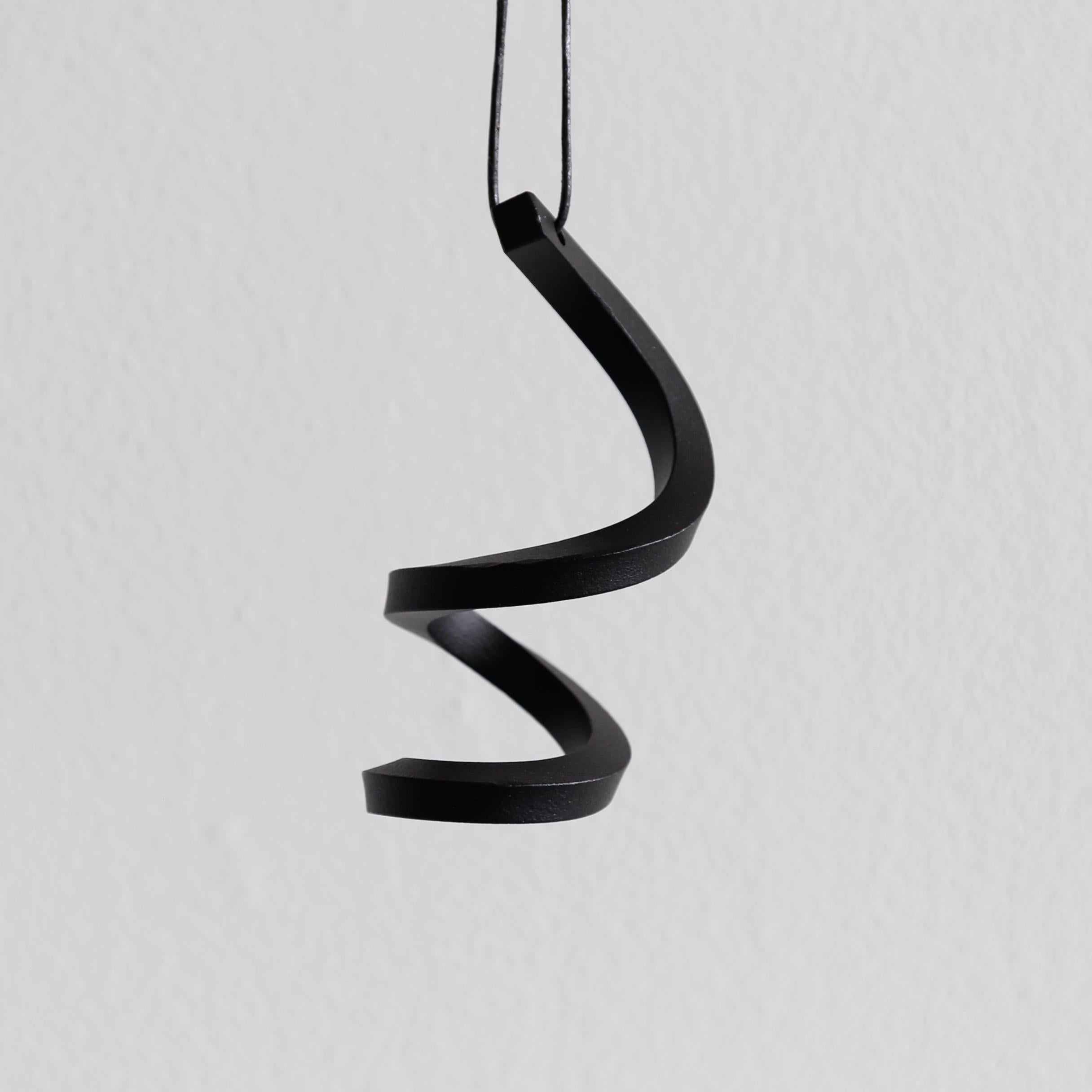 Black Ribbon 8 - Sculpture by Morgan Robinson