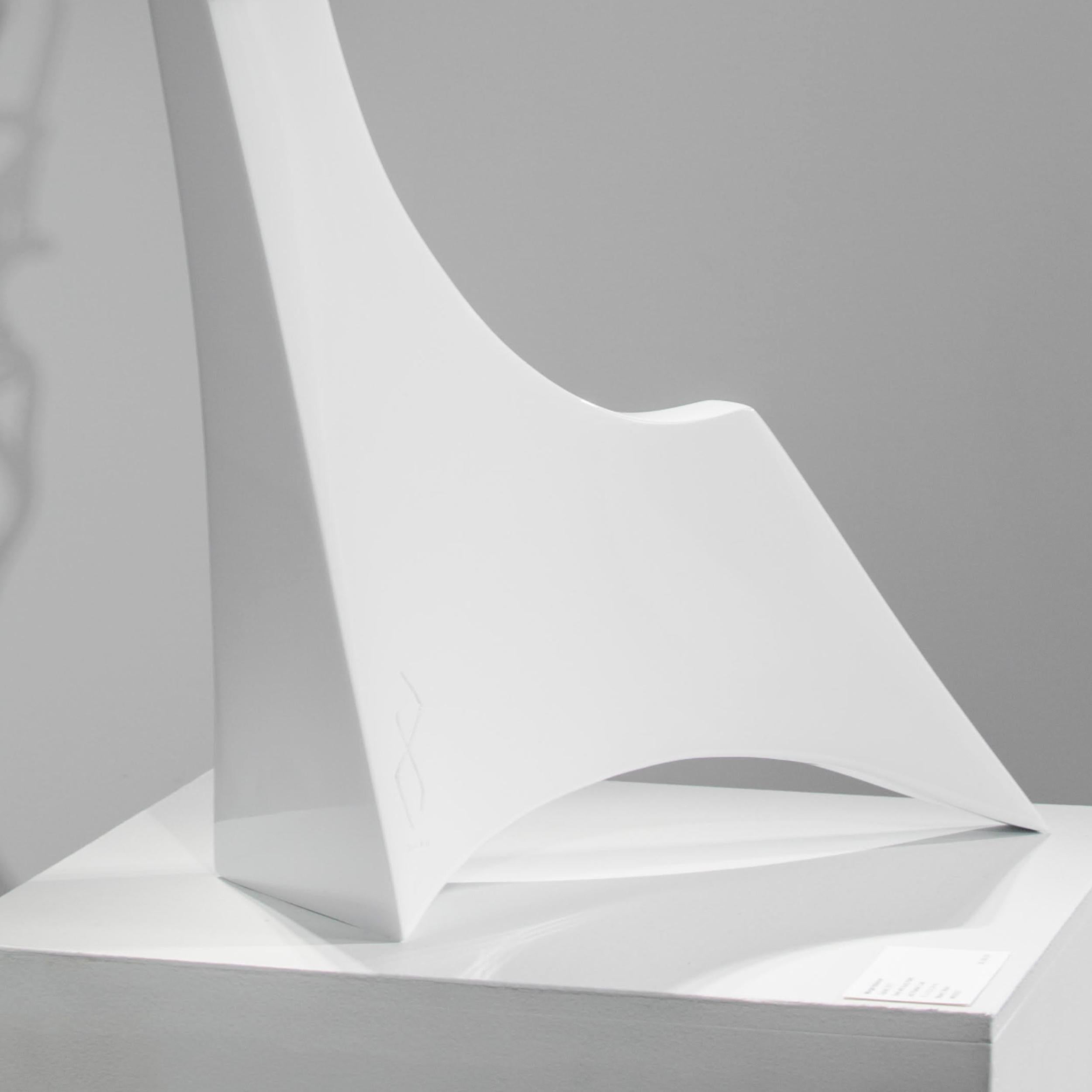 SIGNALS - Gray Abstract Sculpture by Morgan Robinson