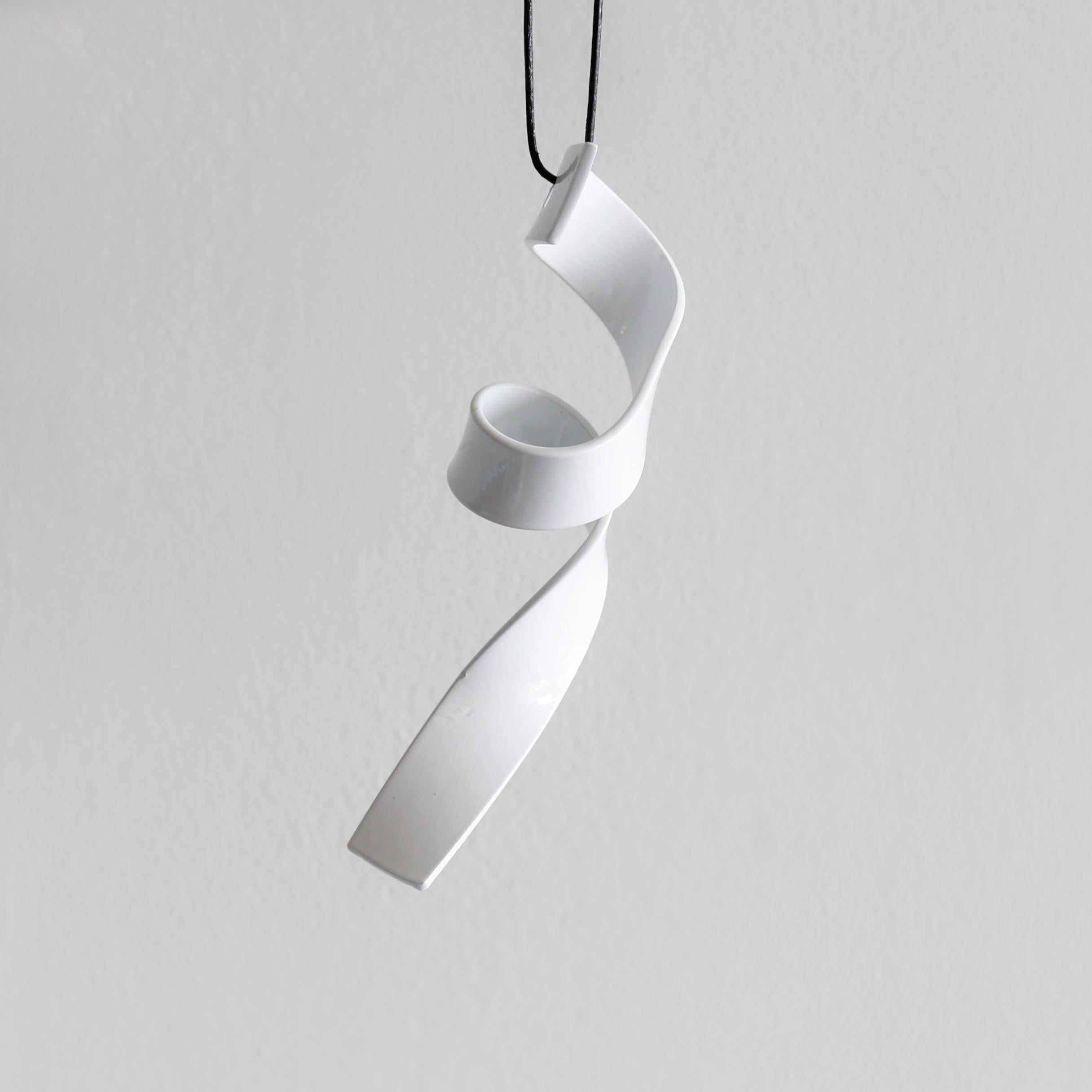 White Ribbon 2 - Sculpture by Morgan Robinson
