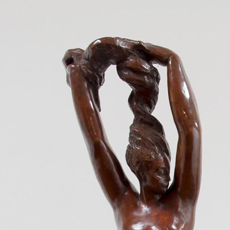 Nude - Sculpture by Morgan Russell