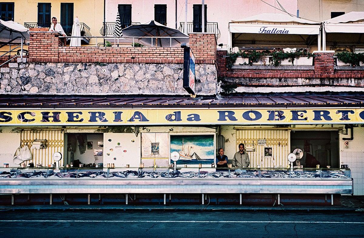 Please bear in mind that all prints are produced to order and lead times are between 15-20 days.

Pescheria is a stunning Archival Inkjet Print by contemporary photographer Morgan Silk.
It is available in this size in an Edition of 25, and is sold