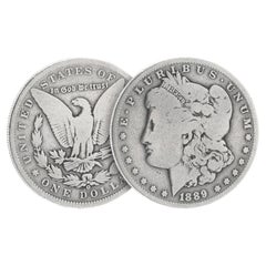 Morgan Silver Dollar 1889 O New Orleans, United States 90 Percent Silver Coin