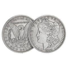 Morgan Silver Dollar 1889, United States 90 Percent Silver Coin