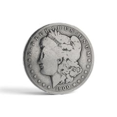 Morgan Silver Dollar 1900 O New Orleans Mint, American 90 Percent Silver Dollar