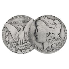 Morgan Silver Dollar 1900 O New Orleans Mint, American 90 Percent Silver Dollar