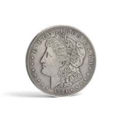 Morgan Silver Dollar 1921, Final Year of Issue United States Silver Coin