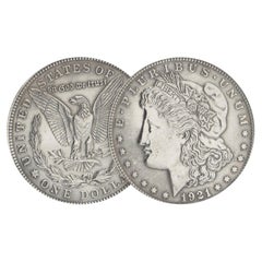 Morgan Silver Dollar 1921, United States 90 Percent Silver Coin