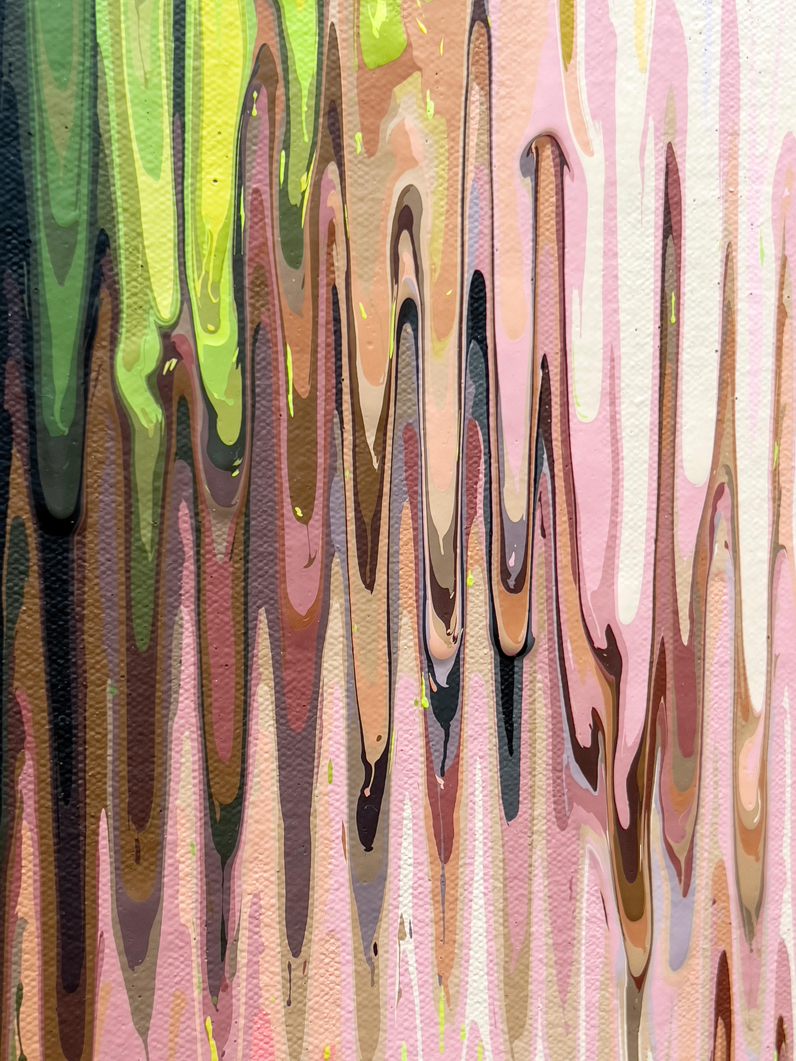 Billie Eillish - Contemporary Painting by Morgan Sims