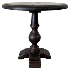 Mesa Morgan - Acabado en nogal, 65 cm de diámetro