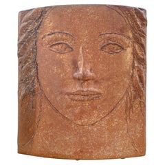“Morgane” French cubist ceramic vase