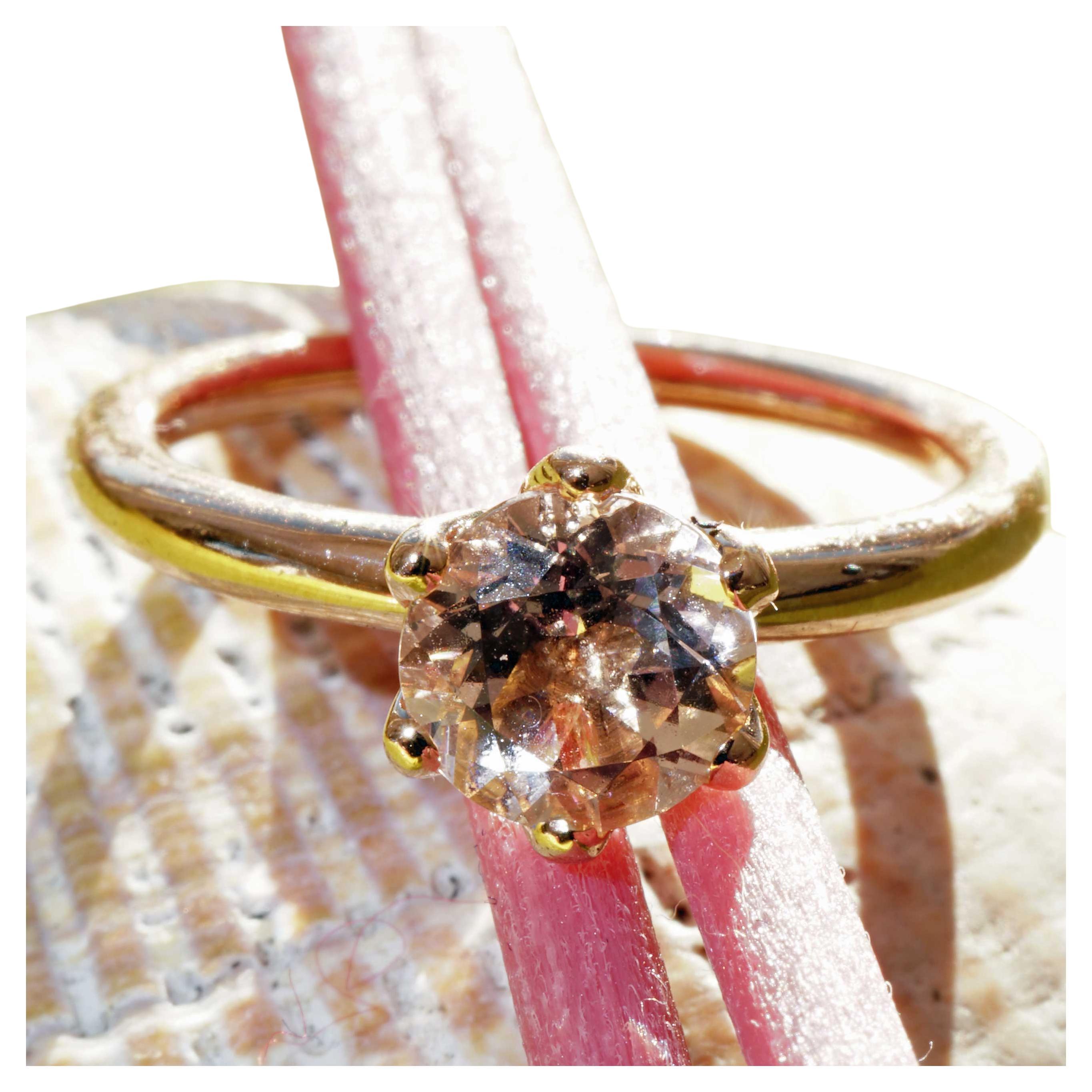 Anello Morganit realizzato a Valenza  La più bella combinazione di lavori da orafo e bestseller in vendita