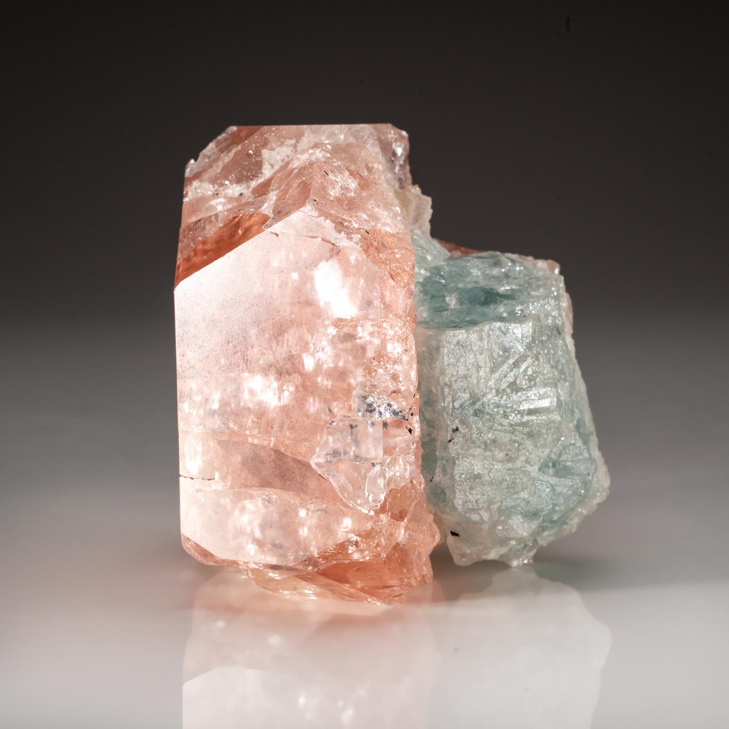 Contemporary Morganite and Aquamarine From Mawi Pegmatite, Nuristan Province, Afghanistan For Sale