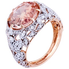 Morganite Diamond Fashion Ring Set in 18 Karat Rose Gold
VS/G Diamonds
Morganite Diamond Fashion Ring Set in 18 Karat Rose Gold
VS/G Diamonds