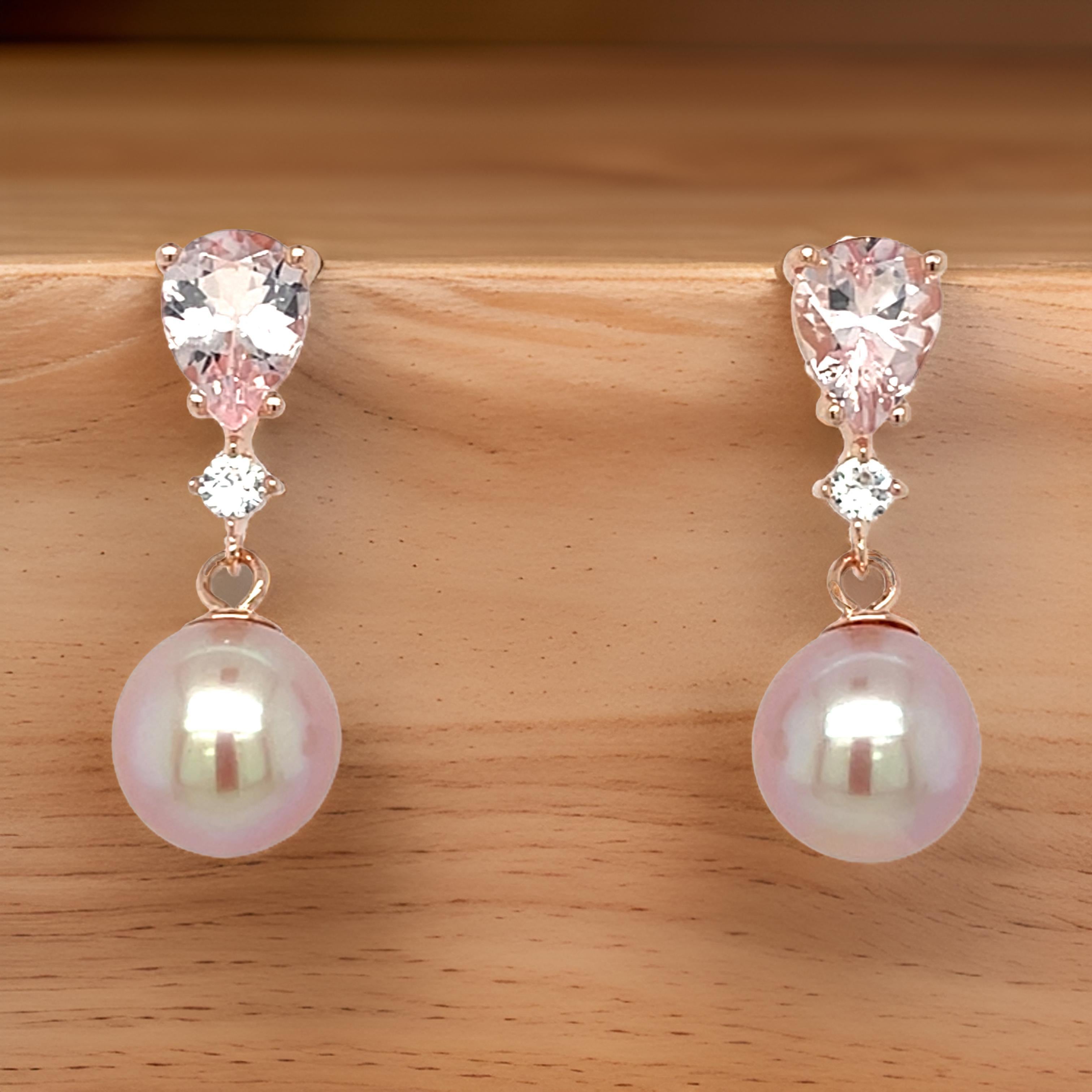 Morganite Earrings, Genuine Morganite Rose Gold Plated Silver Earrings for Women, Peach Morganite Pearl Gemstone Drop Studs Earrings for Her

Matel : - 925 Sterling Silver
Plating: 18K Rose Gold Plated
Gemstone :- Morganite
Stone Shape: Pear