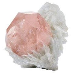 Morganite on Cleavelandite