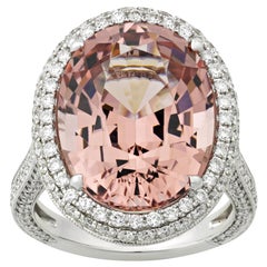 Morganite Ring, 12.74 Carats