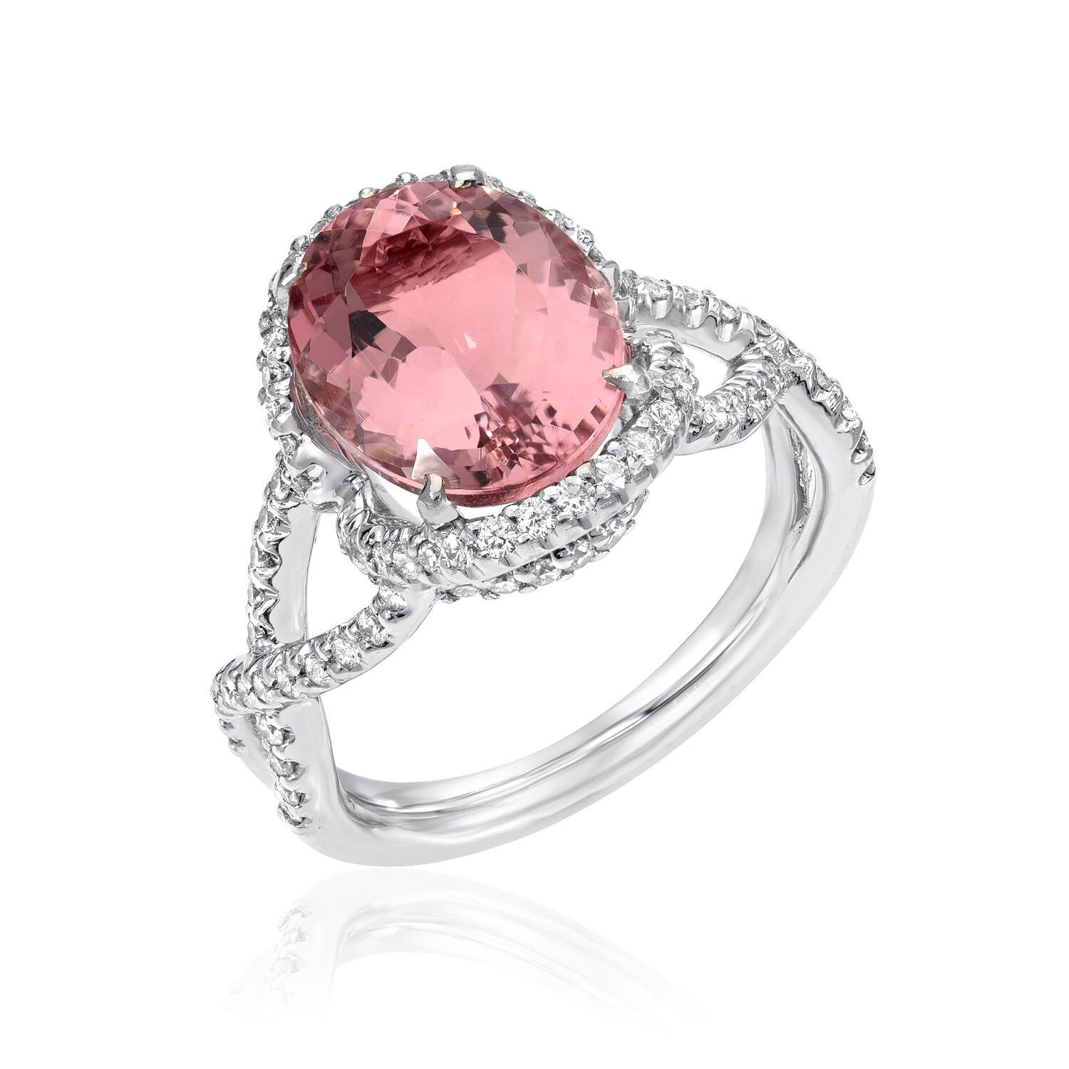 oval morganite ring