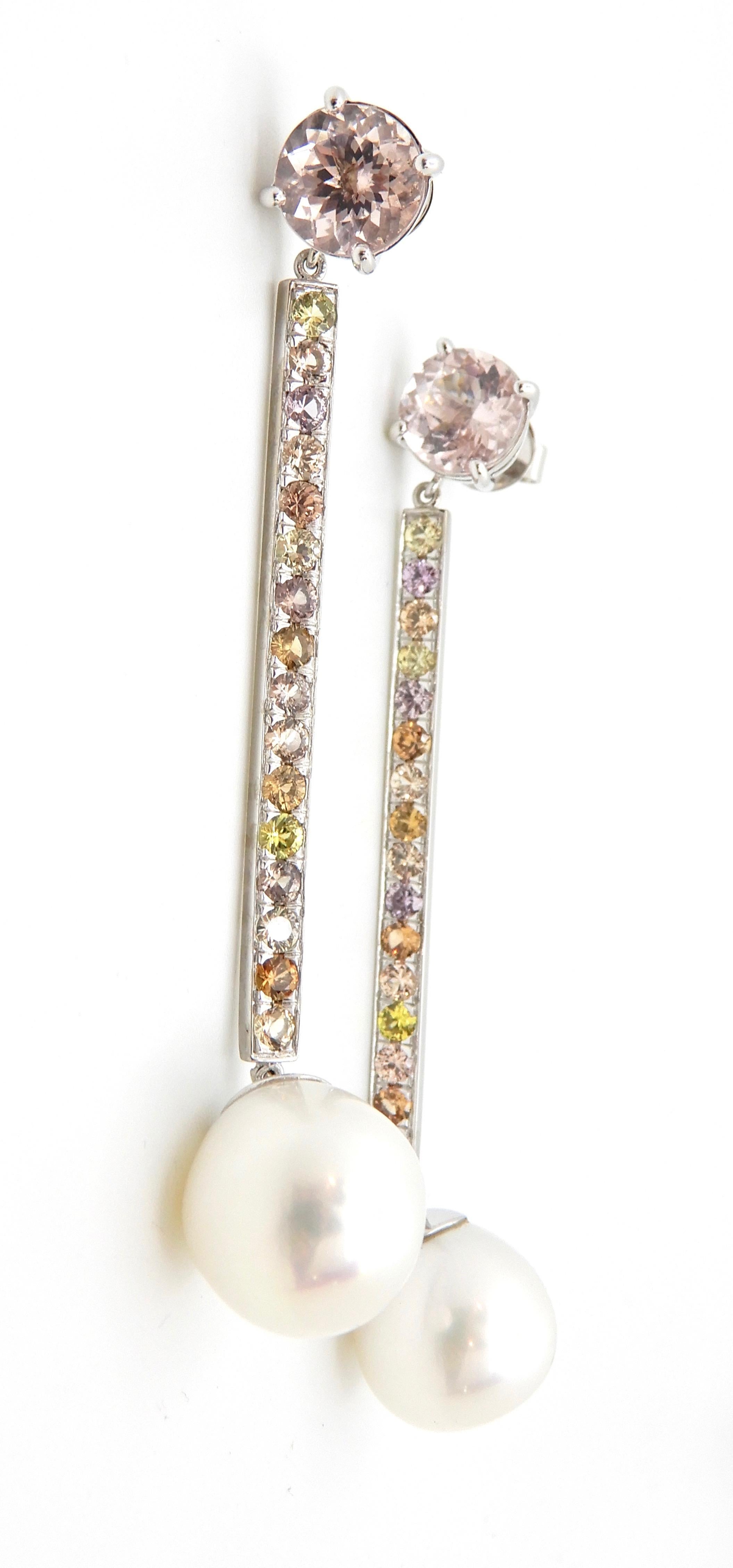 pear shaped sapphire earrings