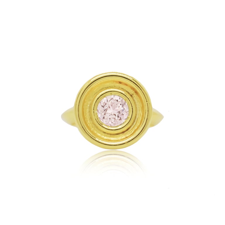 Customizable Solo 14k Gold Ring For Sale at 1stDibs