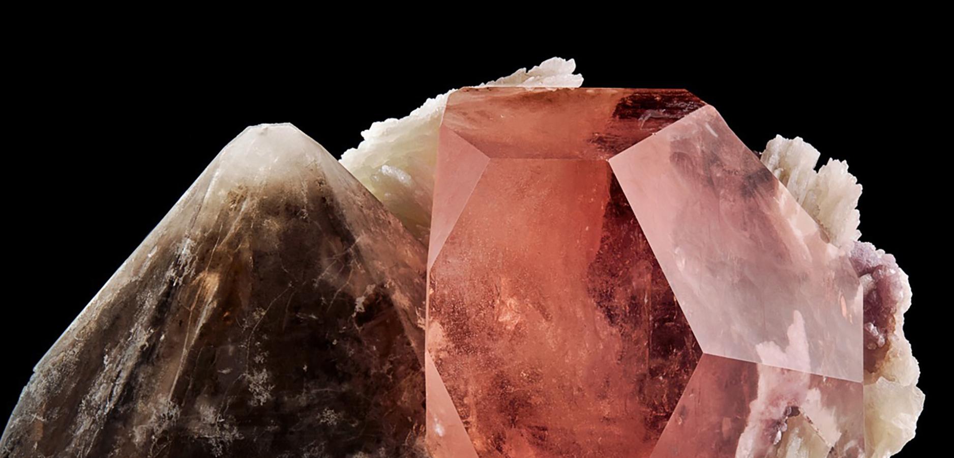 Other Morganite with Smoky Quartz, Afghanistan For Sale