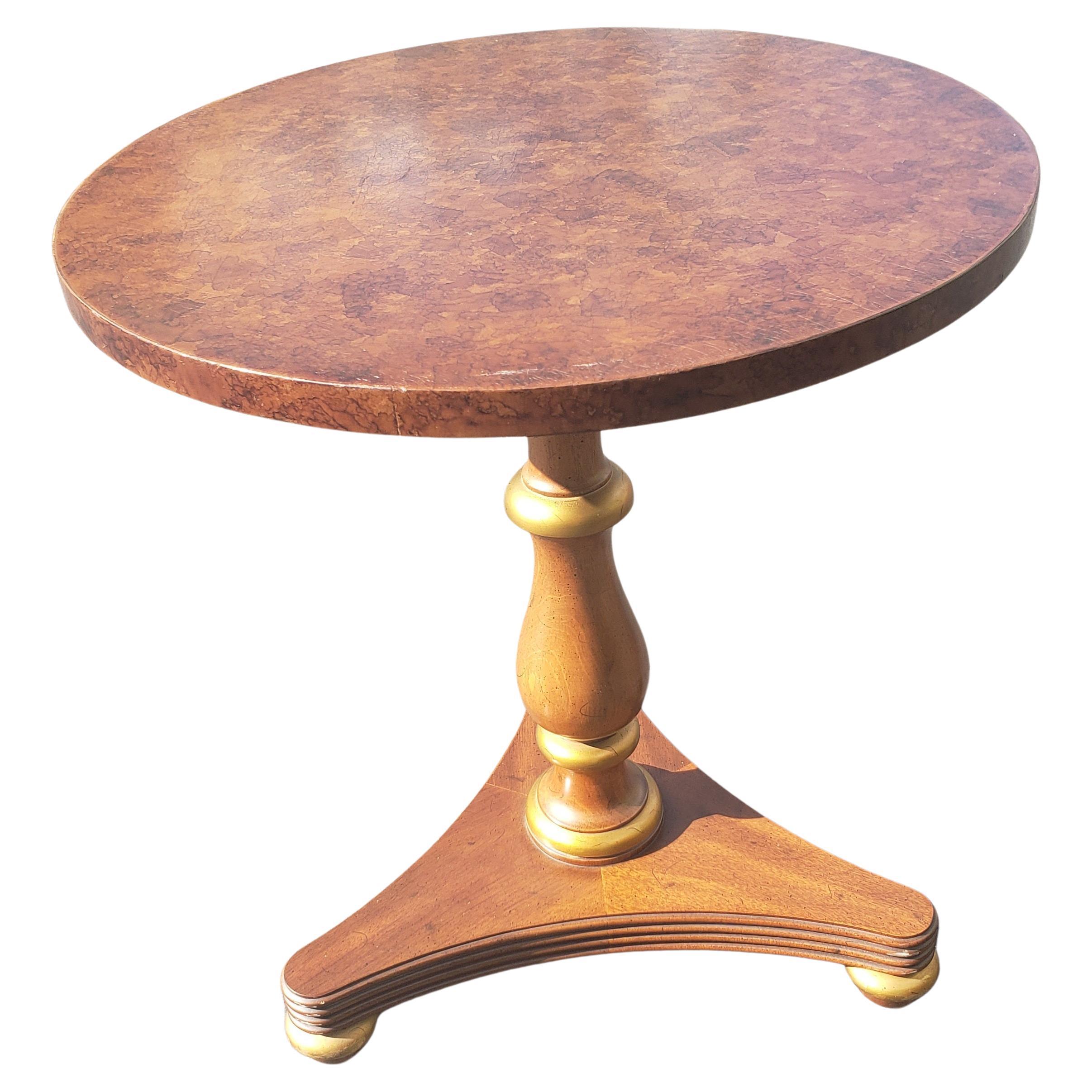 Morganton Tidewater Collection Mahogany Pedestal Table, Circa 1961