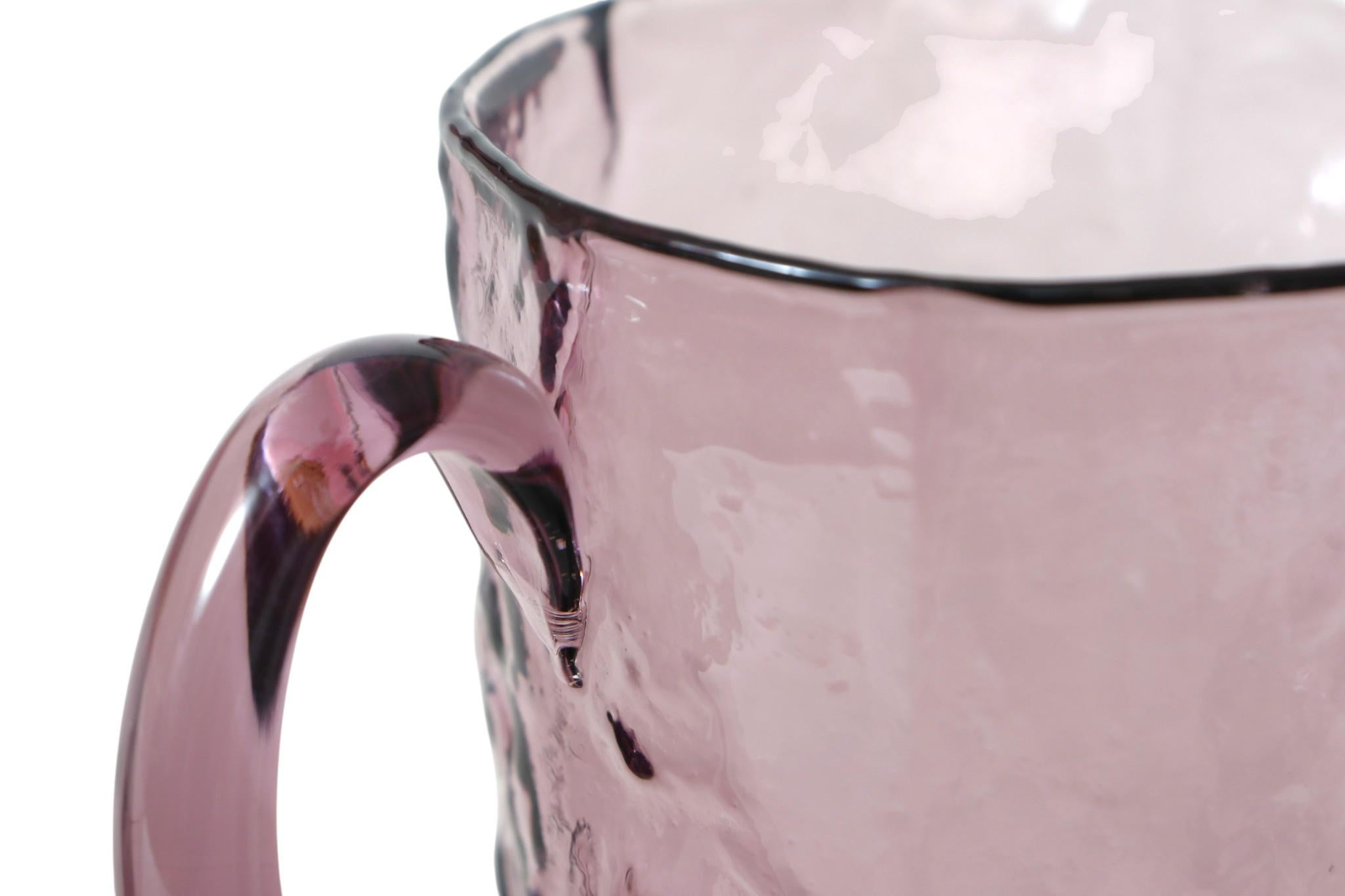 Set de cristalería arrugada amatista Morgantown en Bueno estado para la venta en Bradenton, FL