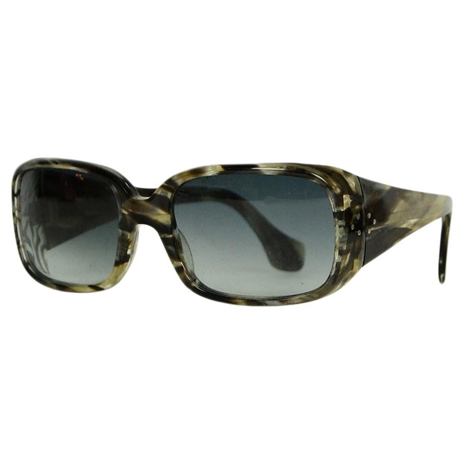 Morgenthal Frederics Grey Tortoise Elektra XL Sunglasses at 1stDibs ...