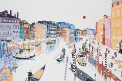 Venice, Pop Art Screenprint by Mori Shizume