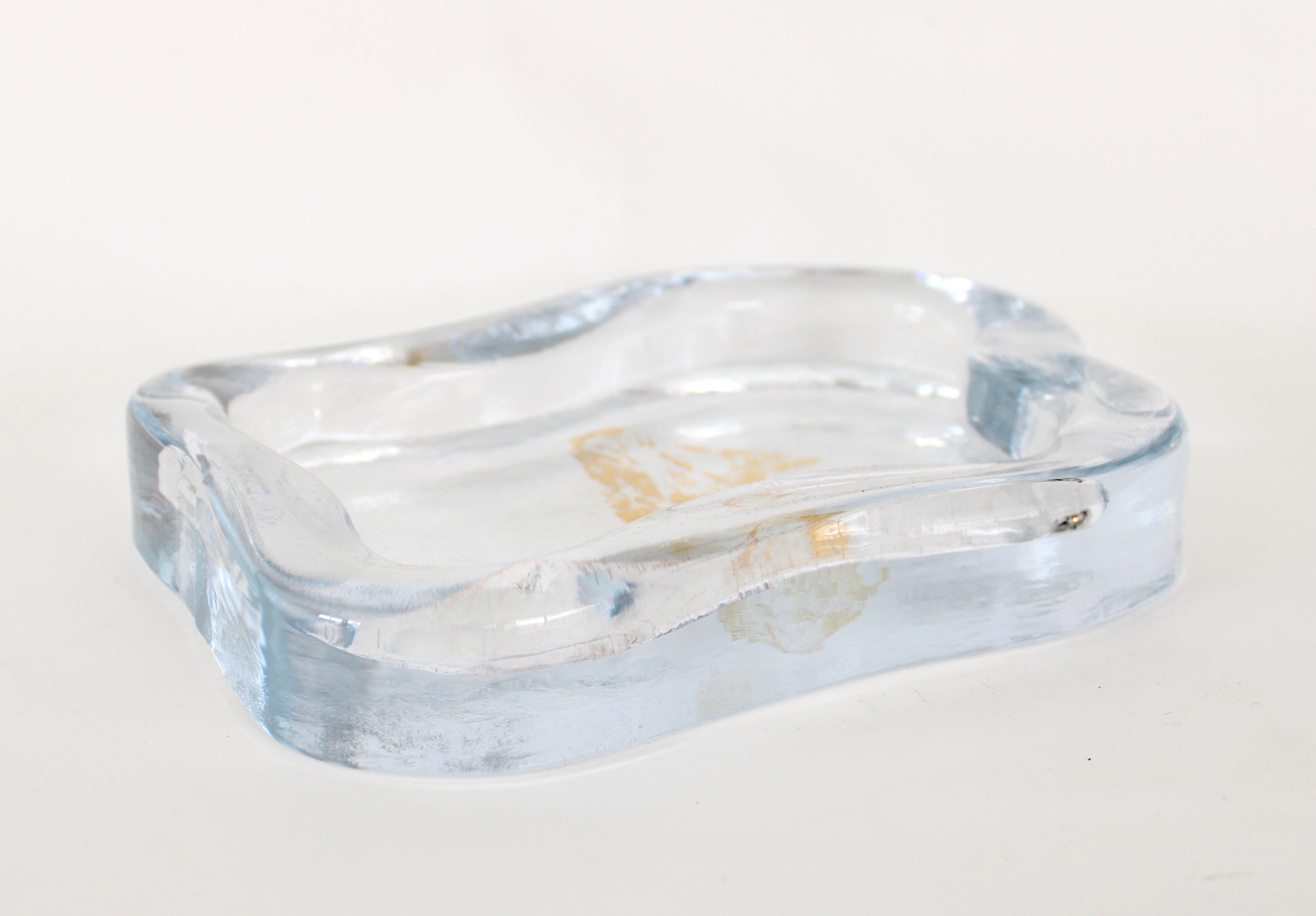 Moribana Dish Vide Poche Yali Glass Murano 2019 designed by Marie-Rose Kahane In New Condition In Chicago, IL