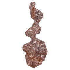 Morigami Jin (Japanese, Born 1955) Freeform Organic Figural Rattan Sculpture