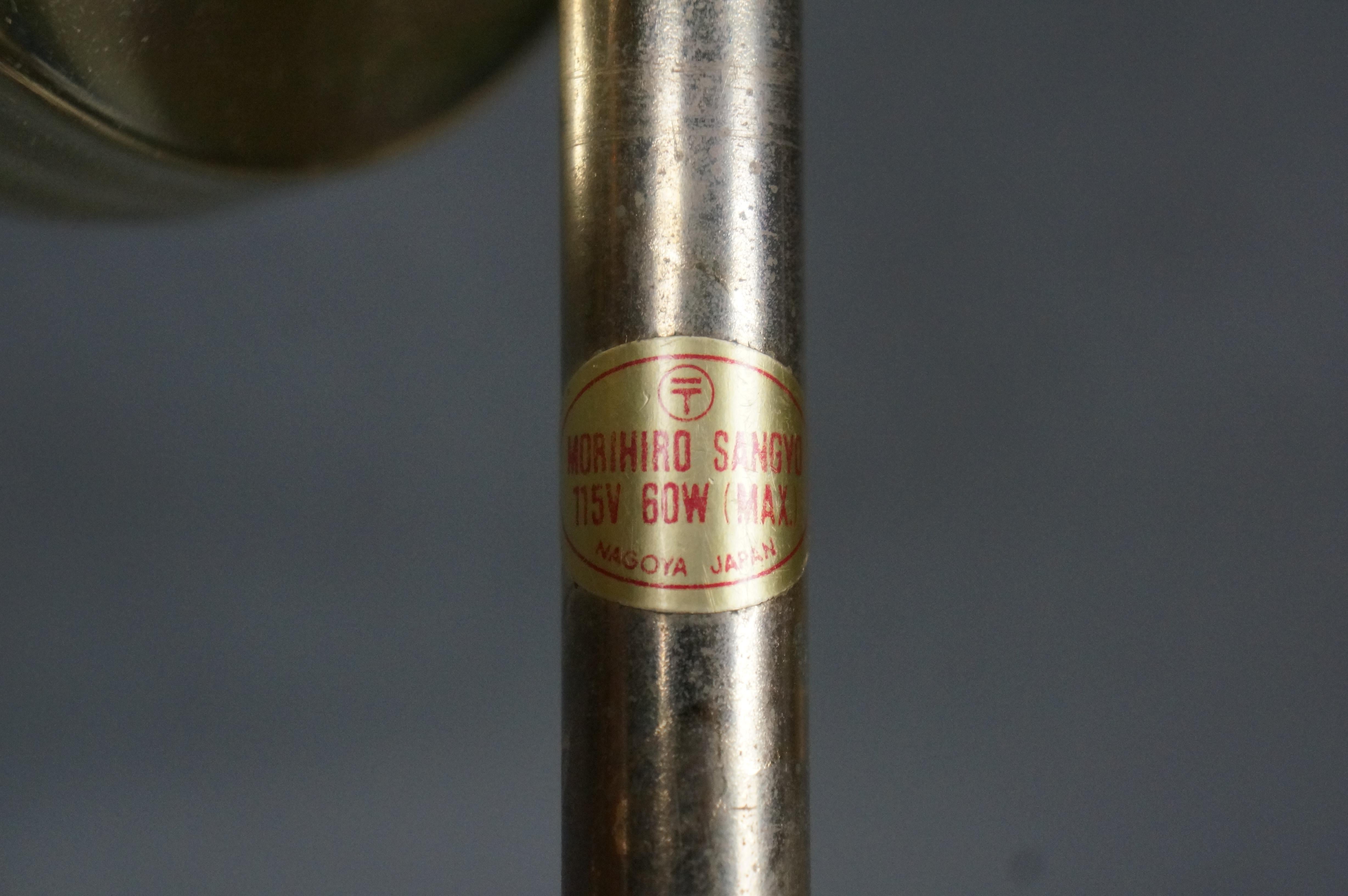 Ottone Morihiro Sangyo Blanc de Chine Chinoiserie Ciondolo Swag Light Lanterna Lampadario in vendita