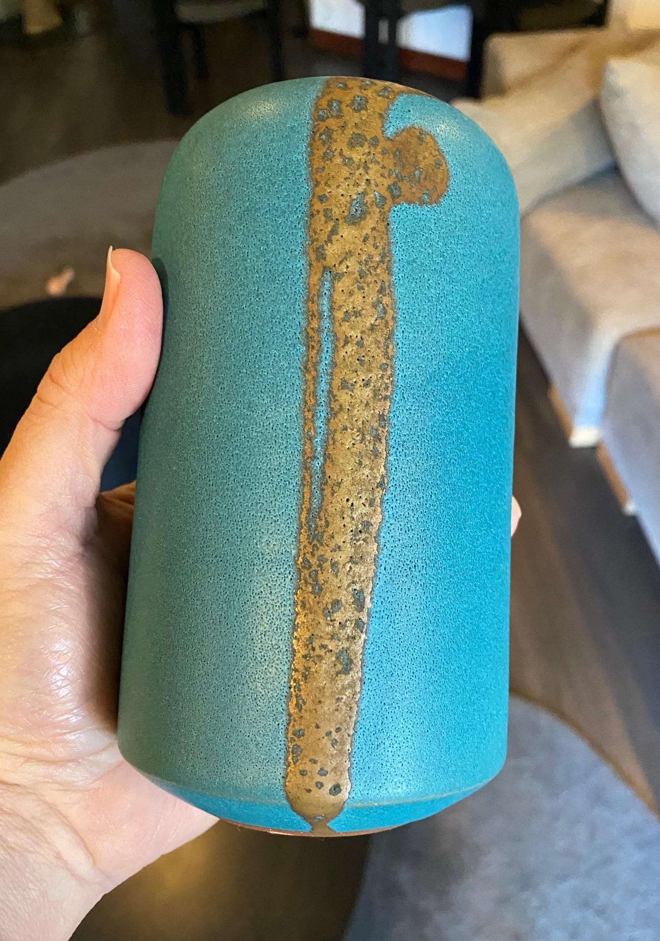 Morino Hiroaki Taimei Signed Japanese Studio Pottery Art Vase With Original Box 7