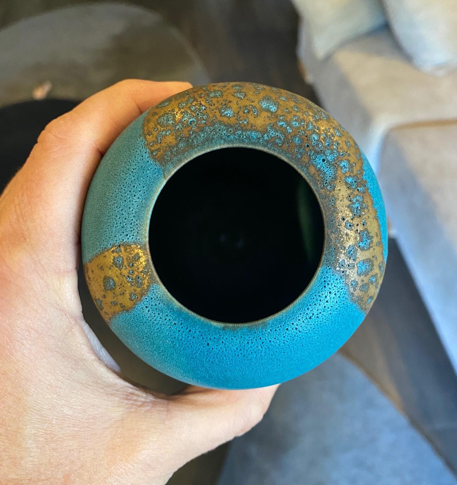 Morino Hiroaki Taimei Signed Japanese Studio Pottery Art Vase With Original Box 8
