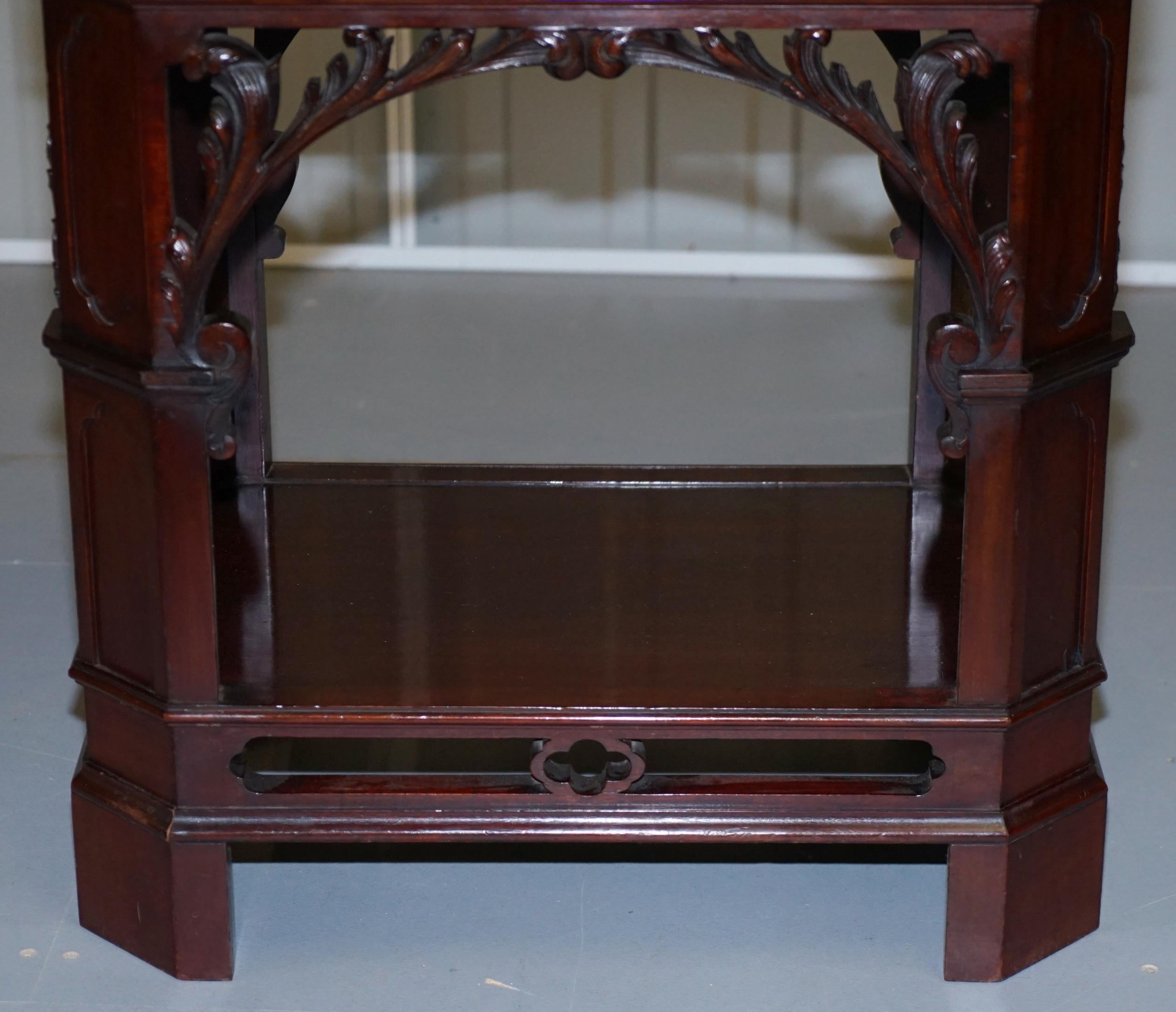 Morison & Co Edinburgh Chippendale circa 1840 Hardwood Revolving Display Stand 5