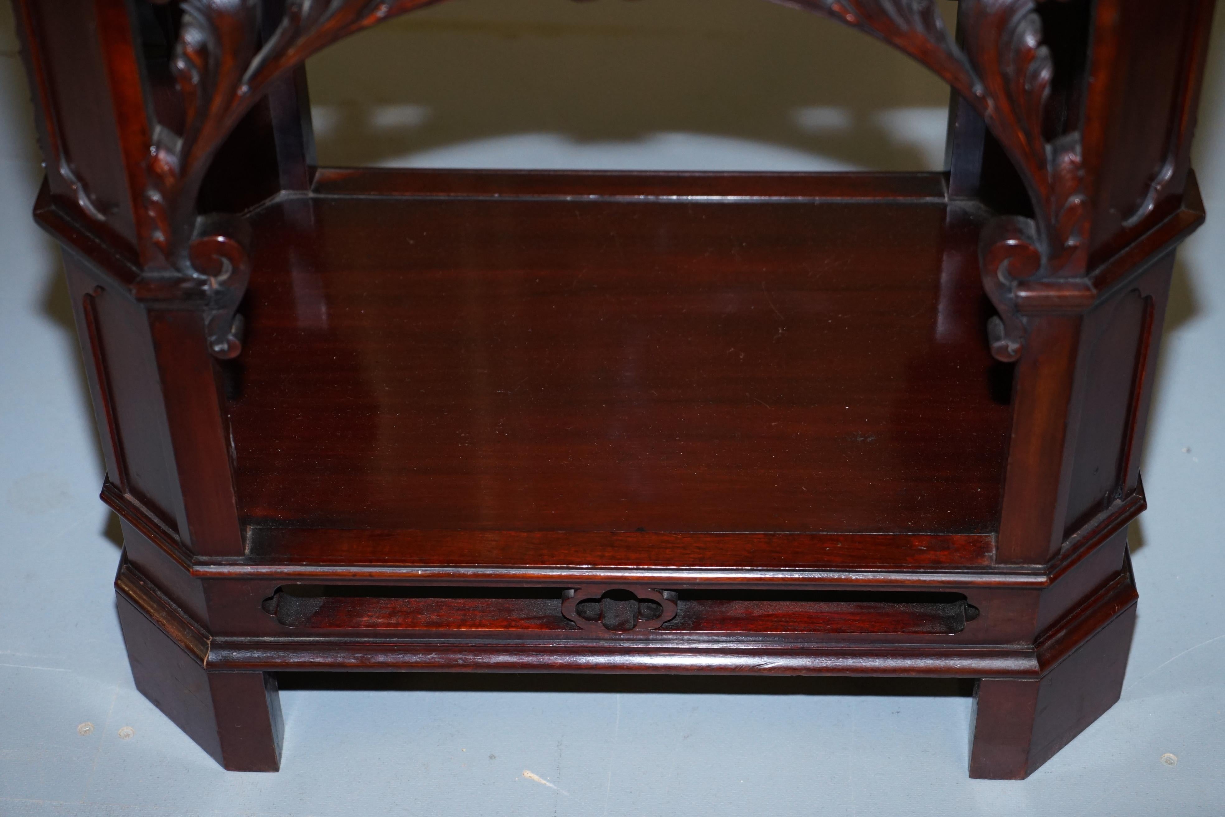 Morison & Co Edinburgh Chippendale circa 1840 Hardwood Revolving Display Stand 6