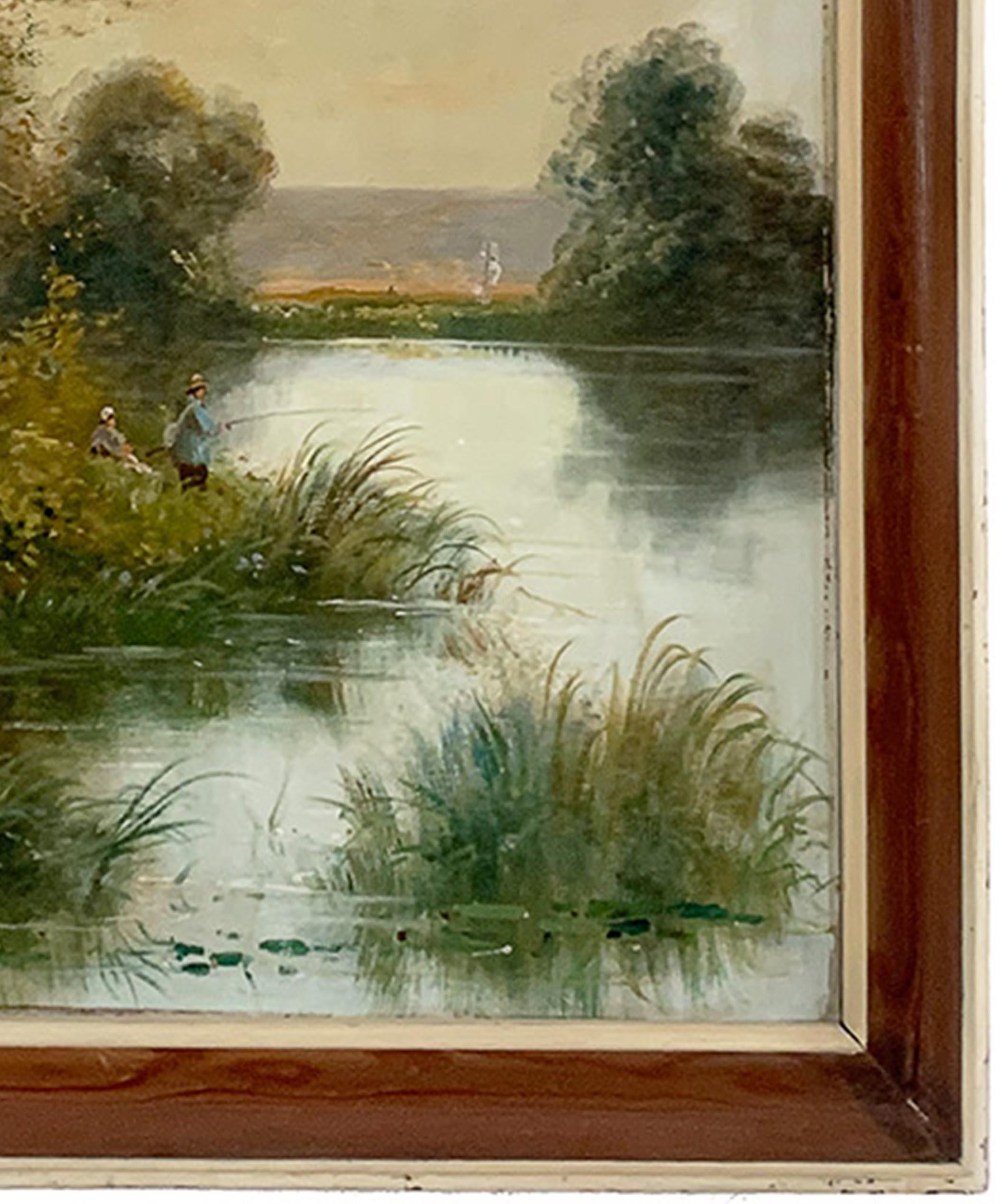 Morisot Edma '1839-1921' „Edge of a Pond“ „Edge of a Pond (19. Jahrhundert) im Angebot