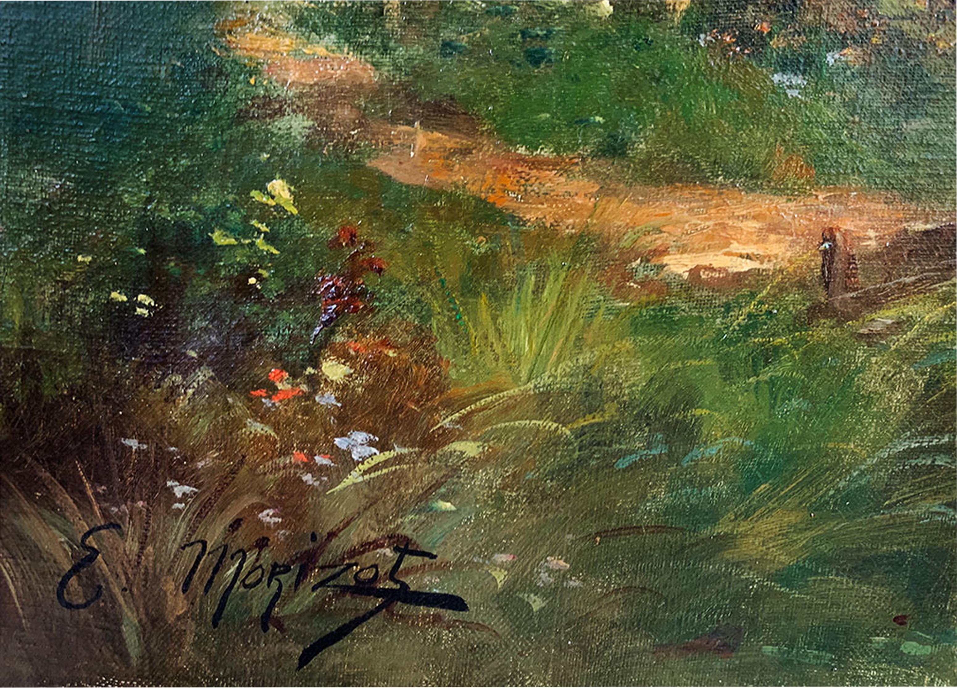 Hand-Painted Morisot Edma '1839-1921' 