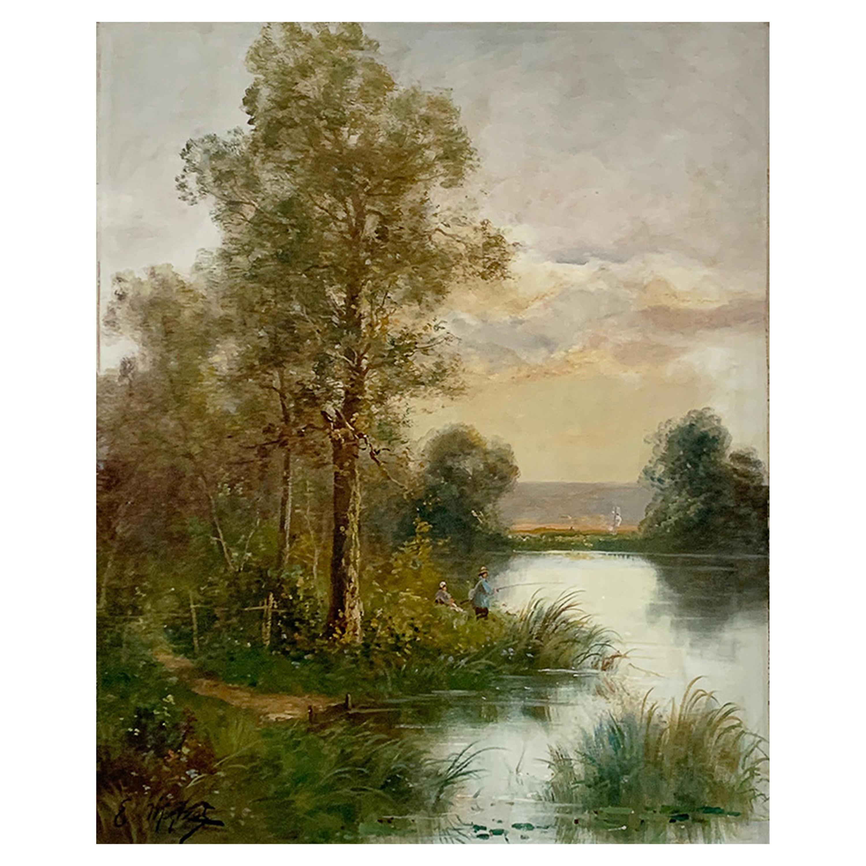 Morisot Edma '1839-1921' "Edge of a Pond For Sale