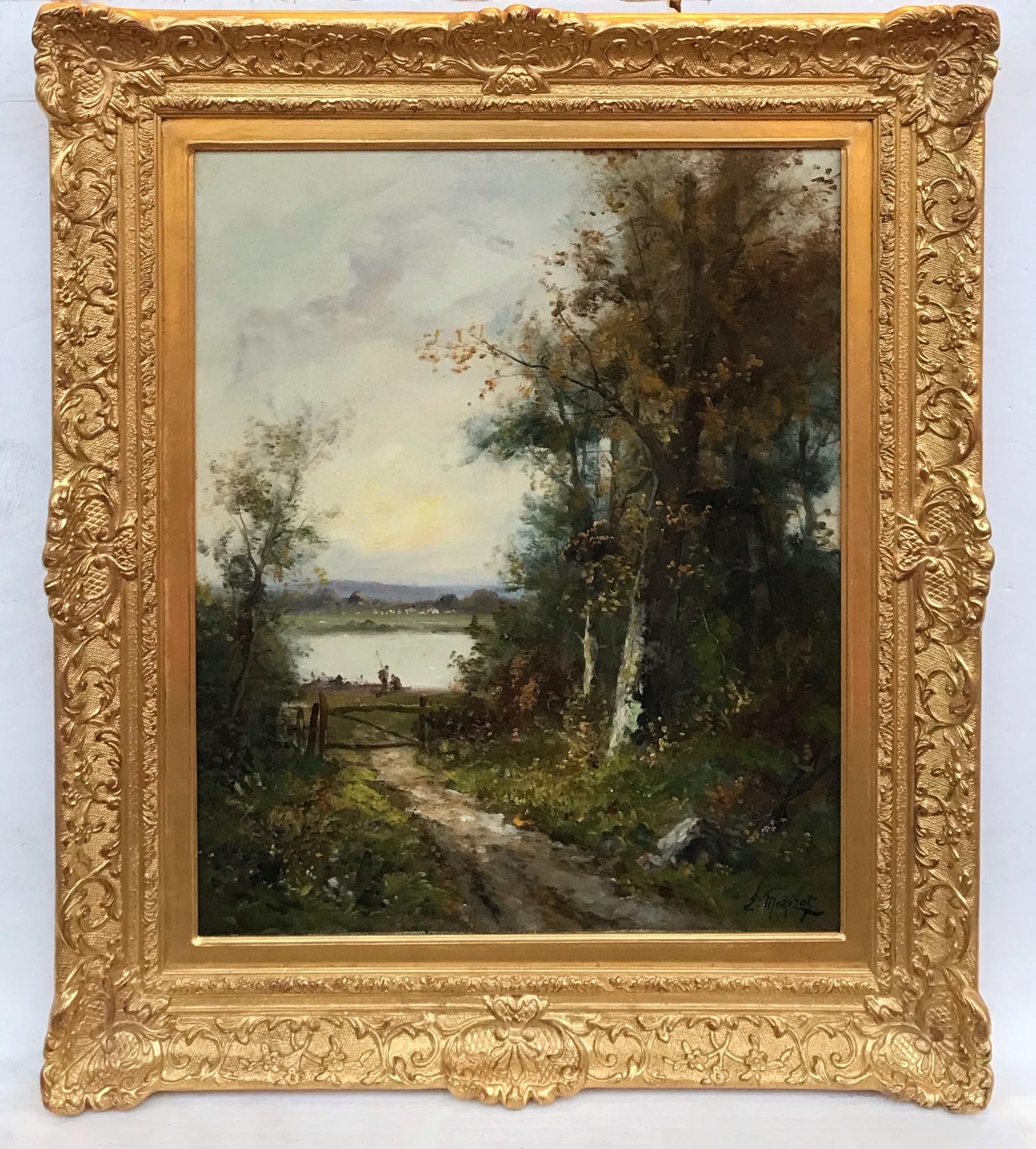 Seelandschaft mit Figuren