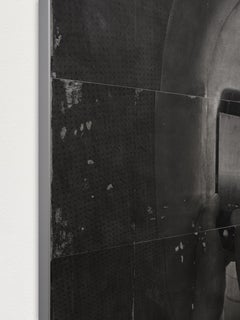 Transfert photographique en noir et blanc sur toile, 2026 - 'Athen' Moritz Berg
