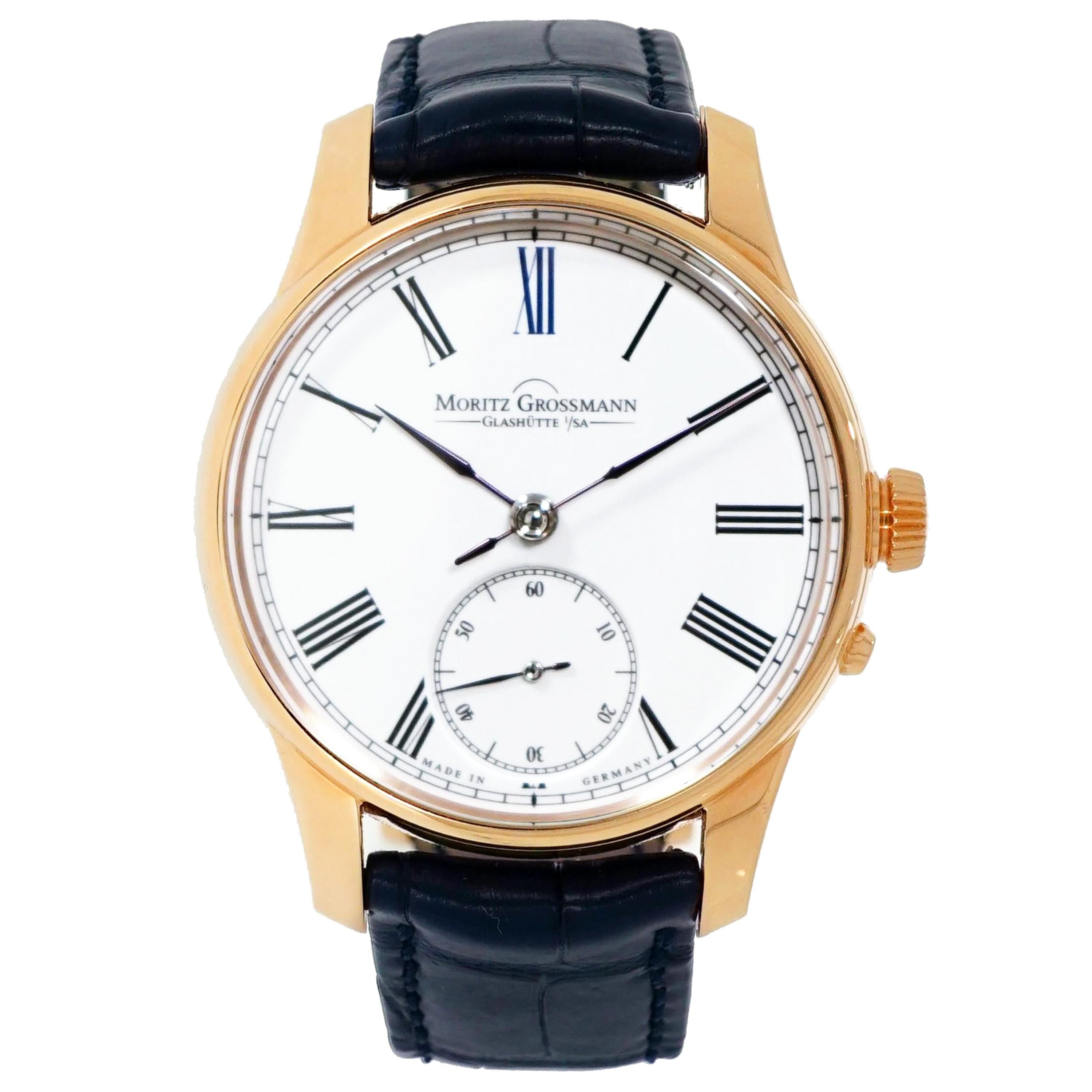 Moritz Grossmann Atum Enamel Rose Gold Watch