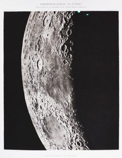 PETAVIUS_LANGRENUS_MER DES CRIS - Héliogravure of the Moon's Surface