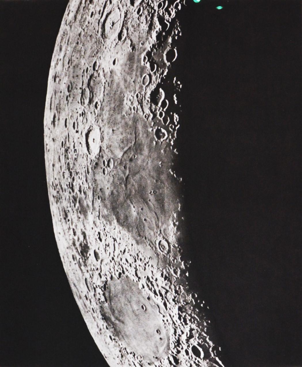 PETAVIUS_LANGRENUS_MER DES CRIS - Héliogravure of the Moon's Surface - Naturalistic Photograph by Moritz Loewy; Pierre-Henry Puiseux