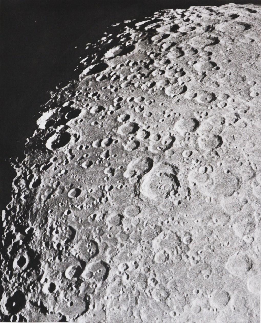 PÔLE SUD_PITISCUS_ZAGUT.   Héliogravure of the Moon's Surface - Naturalistic Photograph by Moritz Loewy; Pierre-Henry Puiseux