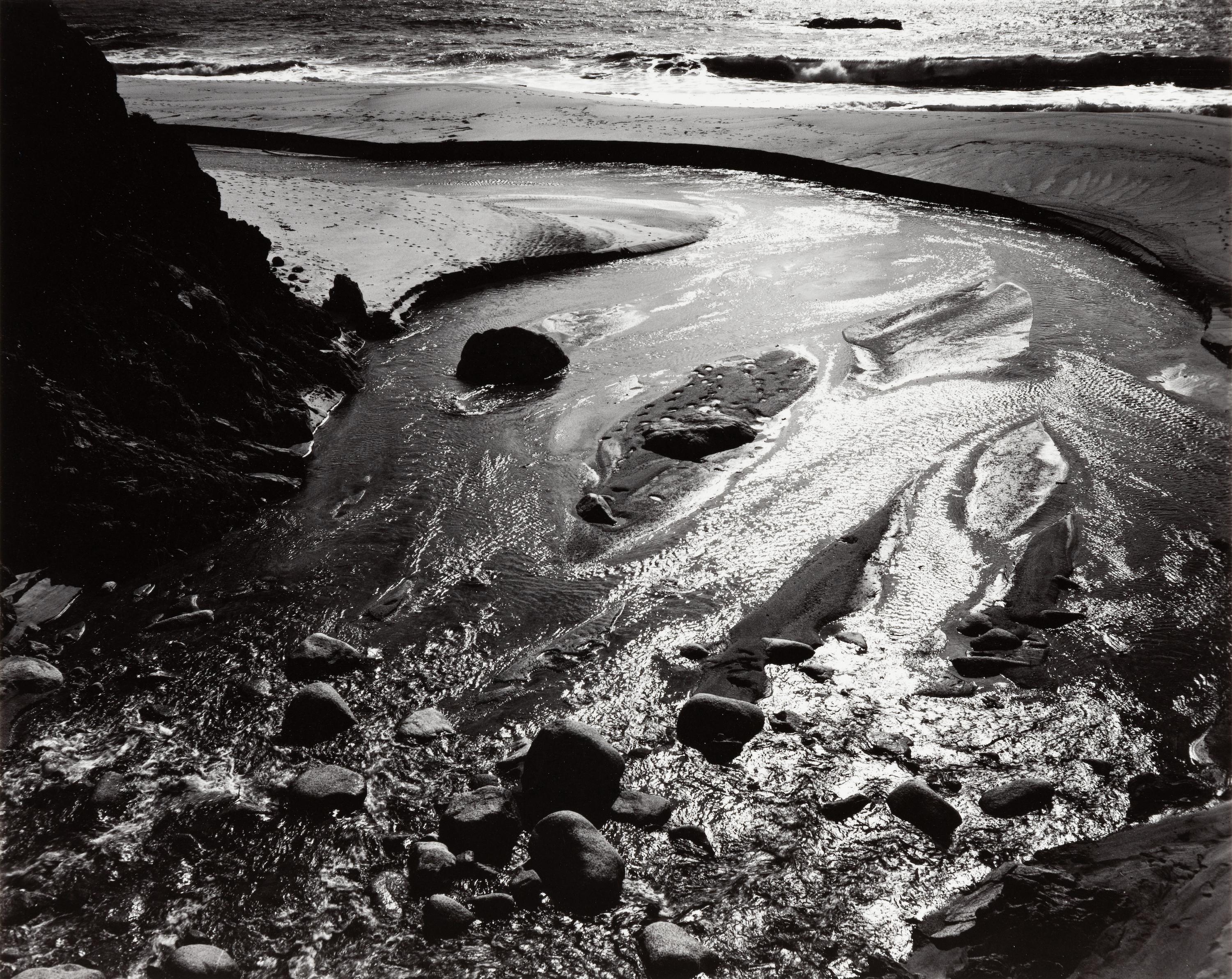 Landscape Photograph Morley Baer - Ruisseau Doud et Surf, Garrapata